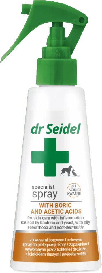Dr Seidel Spray Dla Psa Kota Kwas Octowy i Borowy 100ml