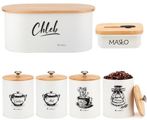 CHLEBAK Z ZESTAWEM POJEMNIKÓW I MASELNICZKA E-6080