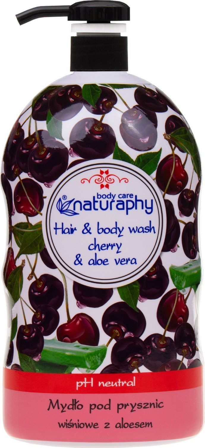 BluxCosmetics Mydło pod prysznic wiśniowe z aloesem 1L