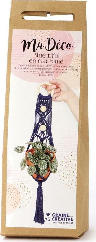 Zestaw do Makramy Kwietnik z Doniczką