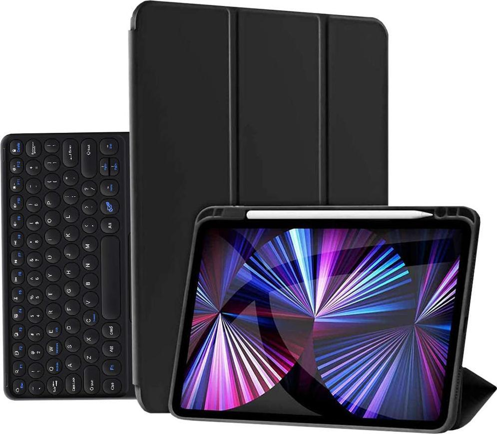 Etui na tablet Alogy Etui Alogy Klawiatura Bluetooth Touchpad 4w1 Magnetyczne Pencil do Apple iPad Pro 11 2021 Czarne
