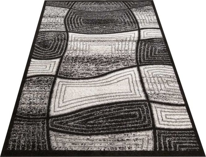 Dywany TURPOL Dywan do salonu ANTIR 06 Ciemny Szary PANAMERO 80x150 cm