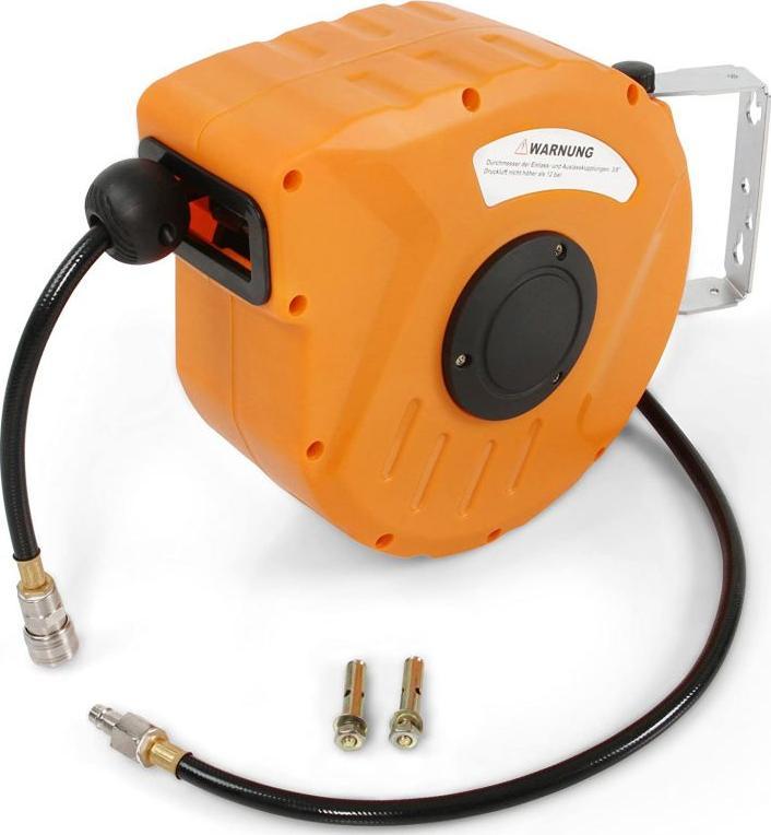 Timbertech Bęben z wężem do sprężonego powietrza, 10 m