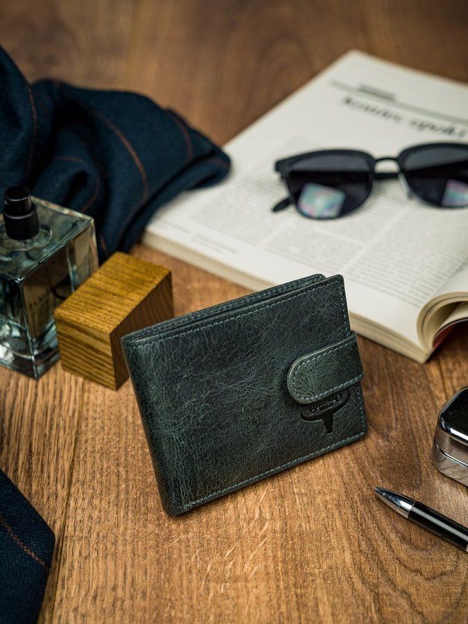 Buffalo Wild Portfel męski czarny Buffalo Wild N1184L-HP-4864 BLACK