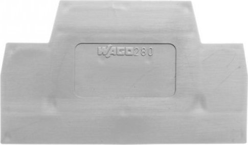 Wago Ścianka końcowa szara 280-340 /25szt./