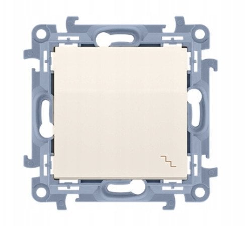 Kontakt Simon 10 Łącznik schodowy, 10AX, kremowy