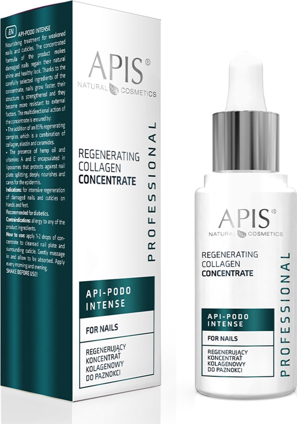 Apis Apis Api-Podo Intense Regenerujacy koncentrat kolagenowy do paznokci 30 ml