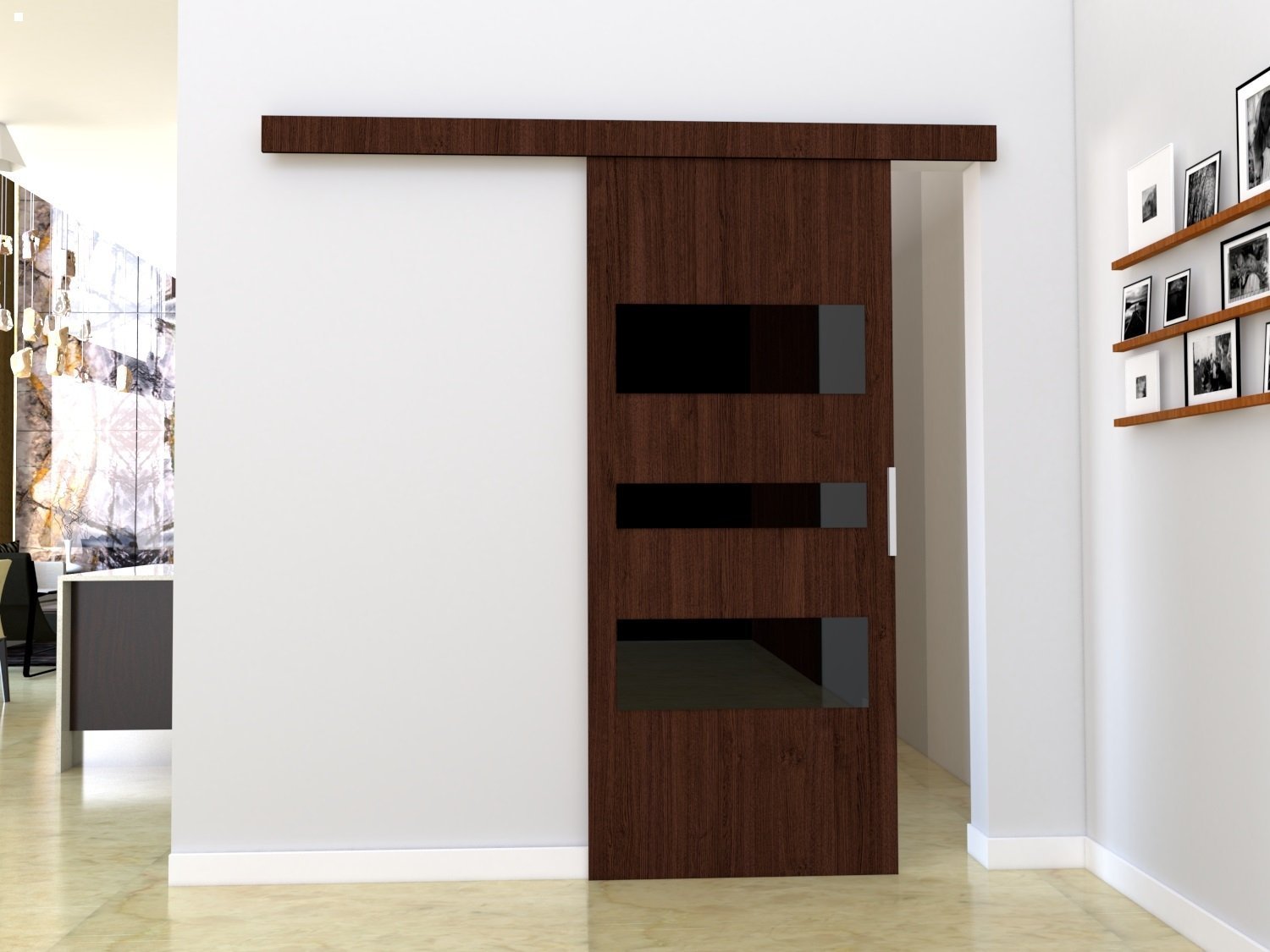 Drzwi Przesuwne Drzwi przesuwne C 70 76x205 Wenge