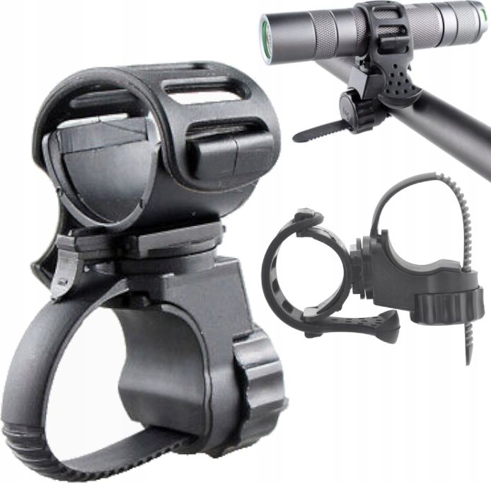 Uchwyt Obrotowy Do Latarki Rower Rowerowy Zacisk