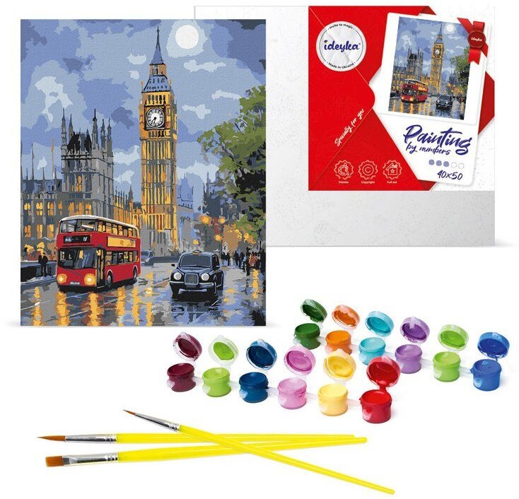Ideyka Malowanie po numerach 40x50 cm KHO3662 Londyn nocny AP0104