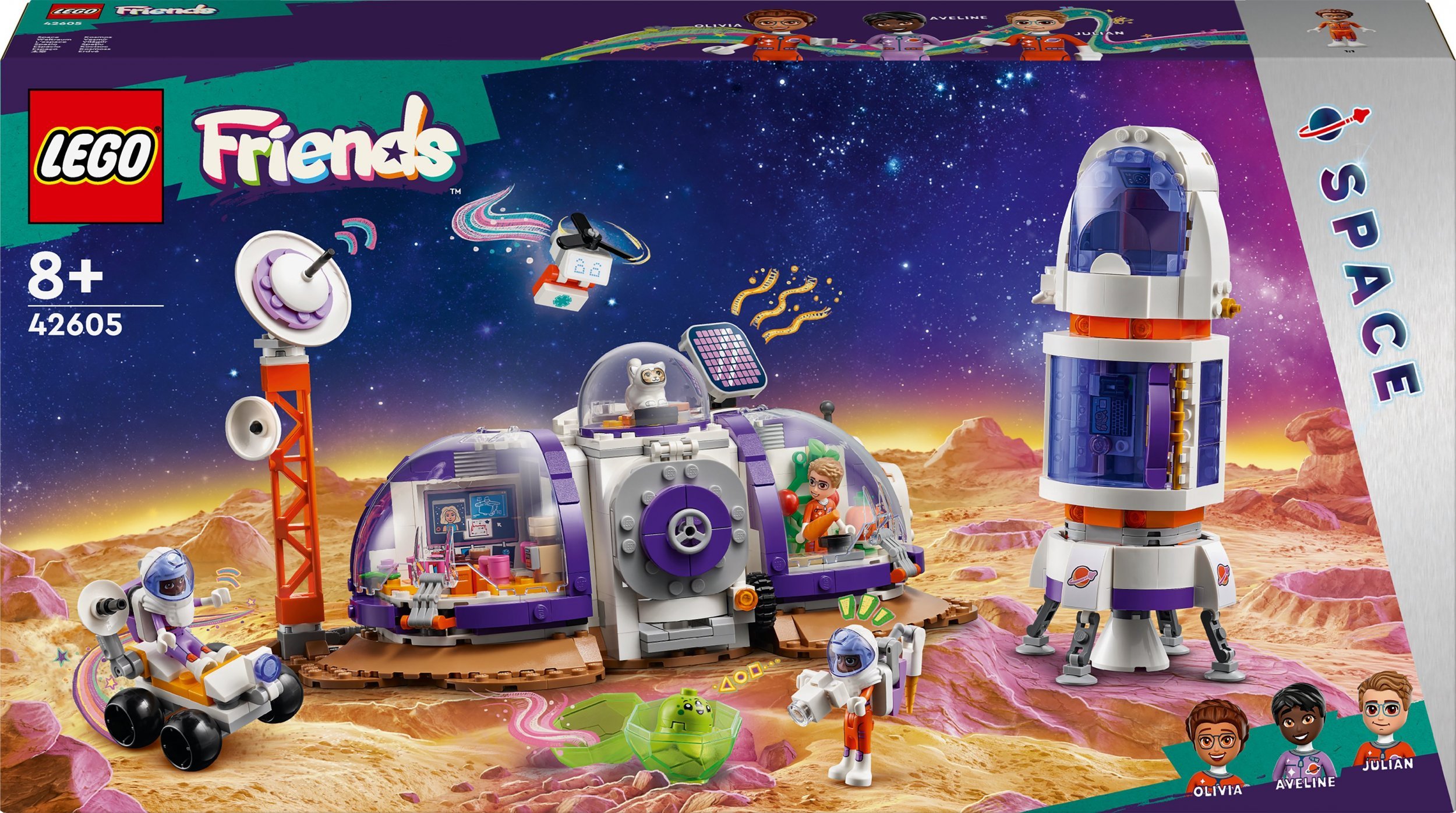 LEGO Friends Stacja kosmiczna i rakieta (42605)