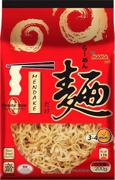 MAMA Orientalny makaron Mendake, 4 porcje (200g) - MAMA