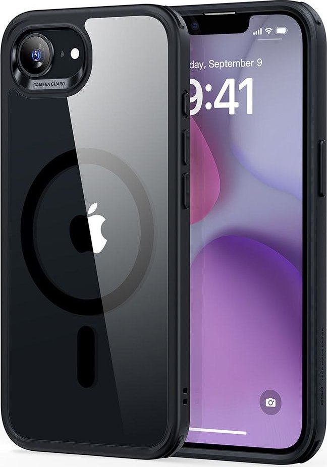 ESR CLASSIC HYBRID HALOLOCK MAGSAFE IPHONE 16E CLEAR/BLACK