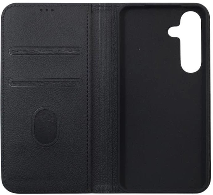 JUST MUST Flip Case for Samsung Galaxy S25, book, black