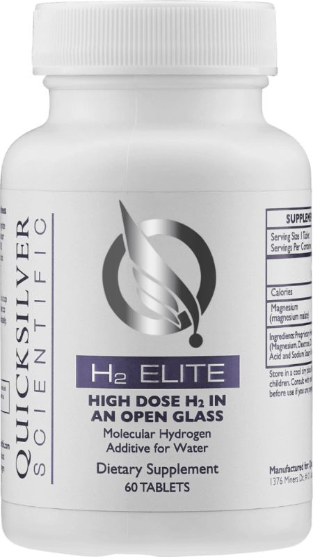 Quicksilver QUICKSILVER SCIENTIFIC H2 Elite (Jabłczan Magnezu, Wodór Molekularny) - 60 tabletek