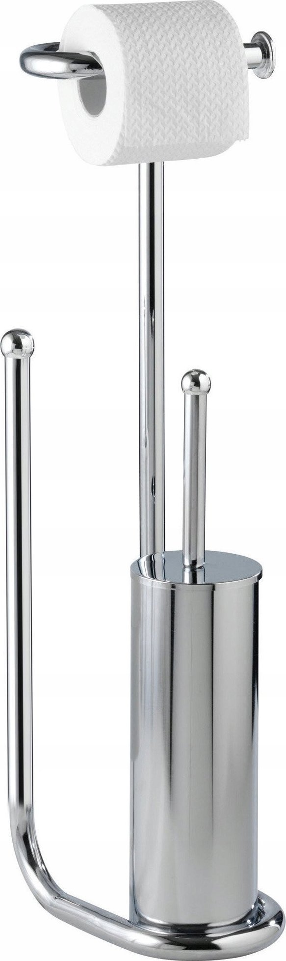 Wenko Stojak na papier toaletowy i szczotkę do WC, UNIVERSALO - 3 w 1, WENKO