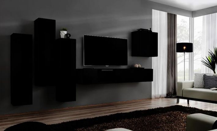 ASM Meble Meblościanka SWITCH III nowoczesna do salonu ASM Meble