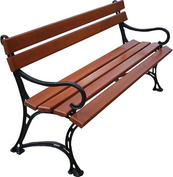 Elior aluminiowa ławka ogrodowa Helen 3x180 cm, 7 kolorów, Sosna (6230.2827)