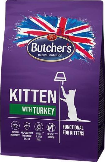 Butcher’s Pro series kitten sucha karma dla kociąt indyk 800g
