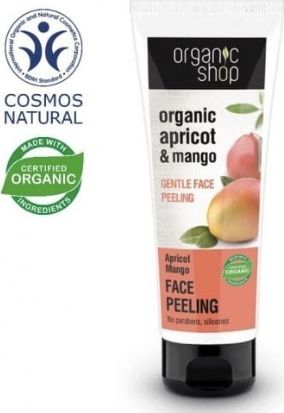 Organic Shop Organic Shop - Delikatny enzymatyczny peeling do twarzy - Morela i mango