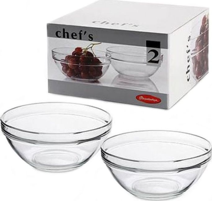 Pasabahce Salaterka szklana okrągła KPL. 2 szt. Pasabahce