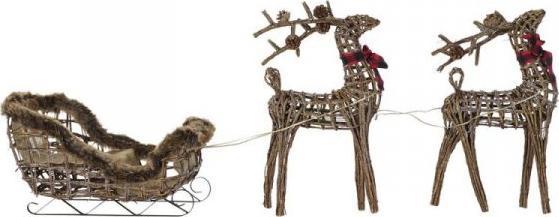 Dekoracja świąteczna DKD Home Decor sanie