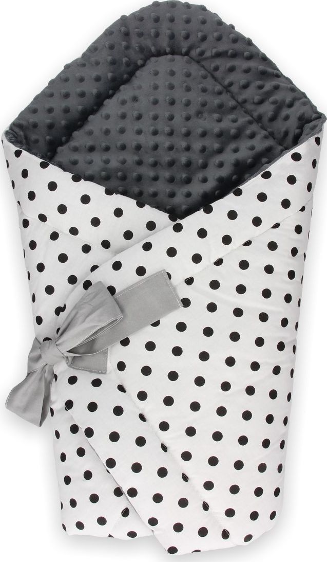 Lufcik Dwustronny rożek niemowlęcy Groszki