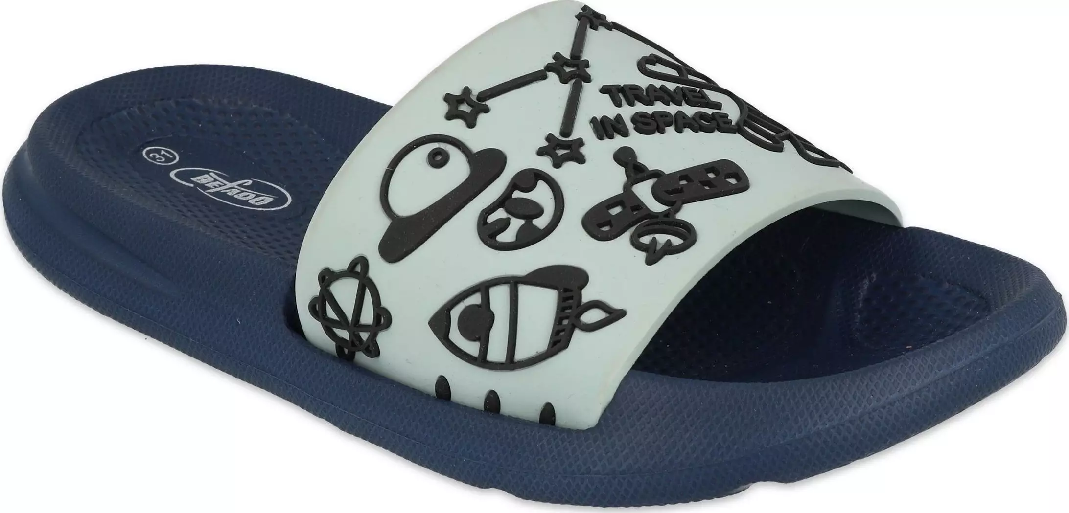 Befado Befado obuwie dziecięce klapki dla chłopca turkus 28