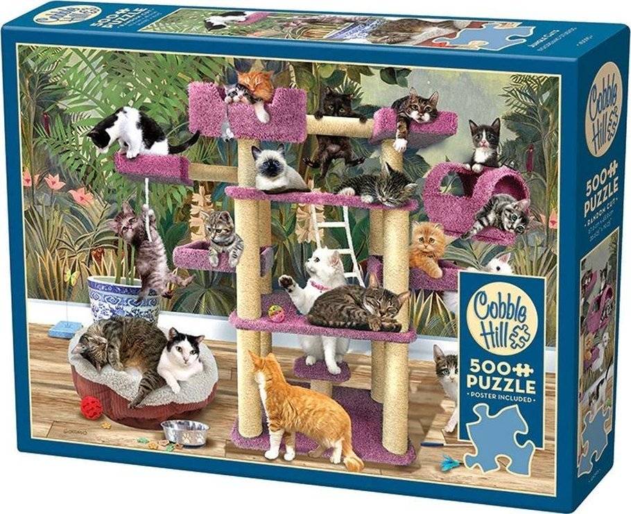 Puzzle 500 Drapak dla kota G3