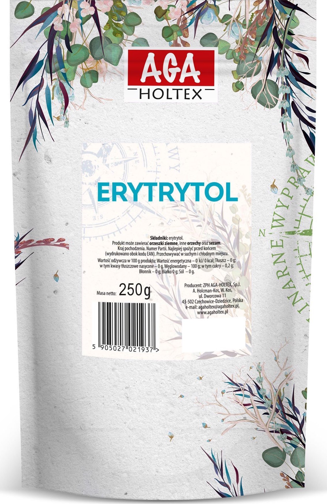 Aga Holtex Aga Holtex Erytrytol 250 g