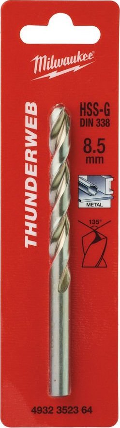 Wiertło Milwaukee Wiertło do metalu HSS-G Thunderweb 8,5 (1 szt.) MILWAUKEE