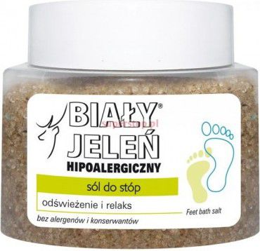 Biały Jeleń Hipoalergiczna Sól do stóp 500g