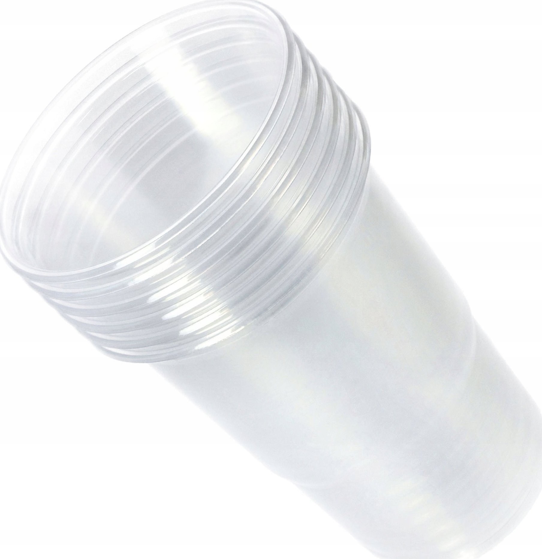 Kadax Kubki Plastikowe Jednorazowe Do Piwa 400ml 6szt