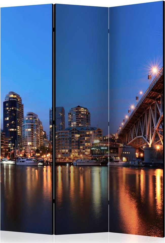 Artgeist Parawan 3-częściowy - Światła miasta [Room Dividers] uniwersalny