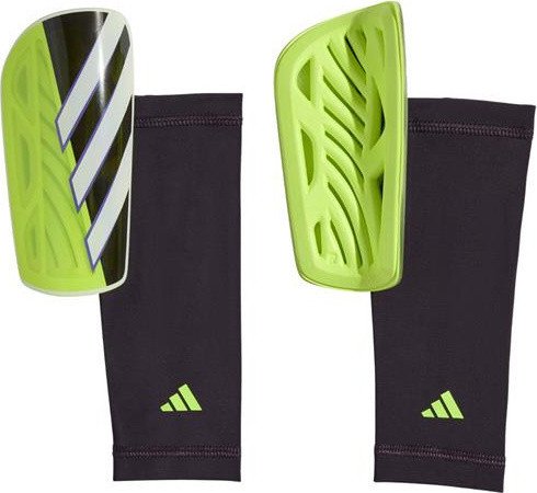 Ochraniacze piłkarskie adidas Tiro League czarno-zielone JD6025 L