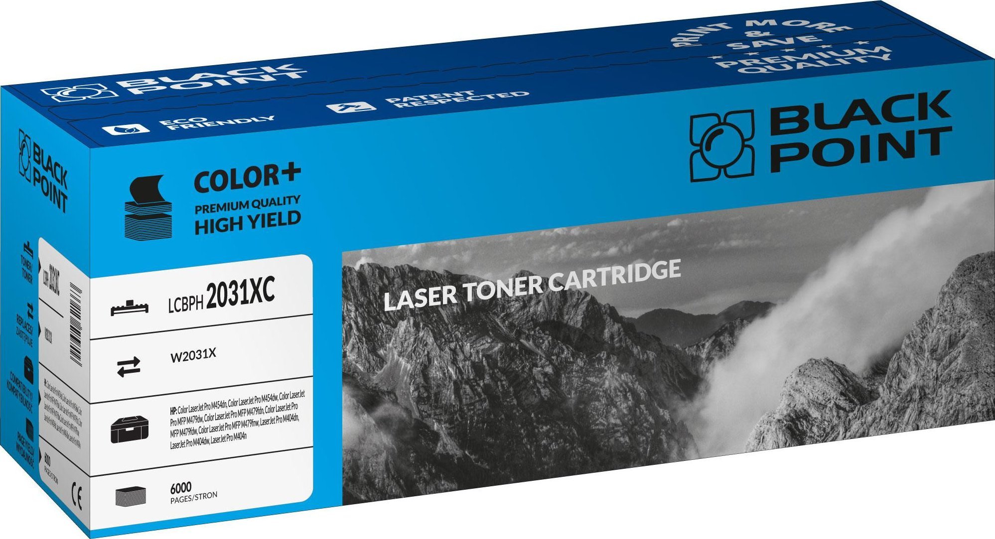 Toner Black Point BLACK POINT LCBPH2031XC zamiennik HP 415X W2031X cyan