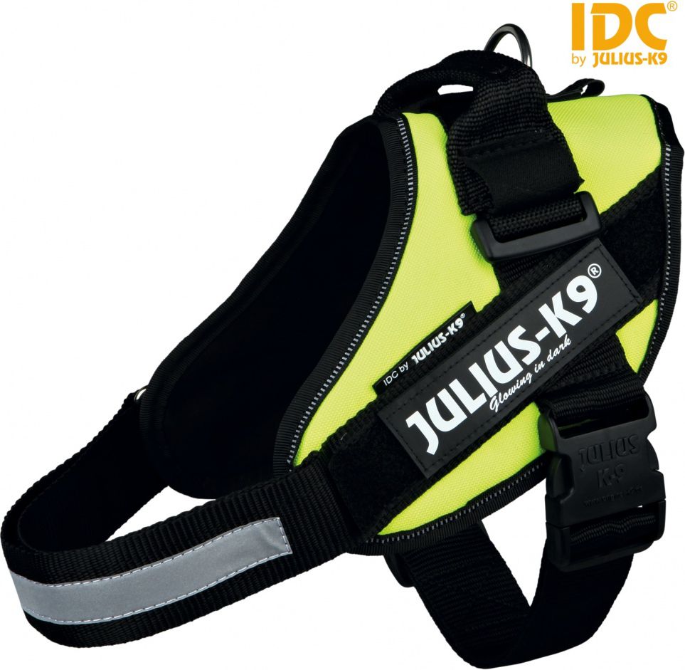 Trixie Szelki Julius-K9 IDC 0-4 3/XL - Neonowo-żółty