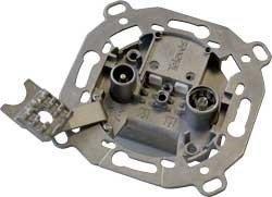 Efapel EFAPEL LOGUS90 GNIAZDO RTV PRZELOTOWE FD2-4I SYGNAŁ 0.15 MHz, TŁUMIENIE 4dB 21542