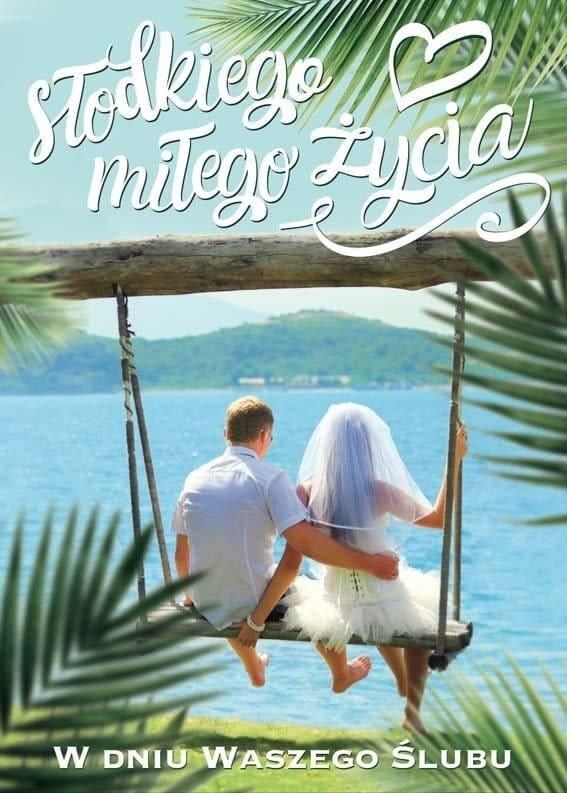 KUKARTKA Karnet B6 3DV-175 Ślub