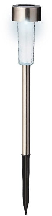 Lampka solarna ogrodowa 28cm LED zimne białe światło