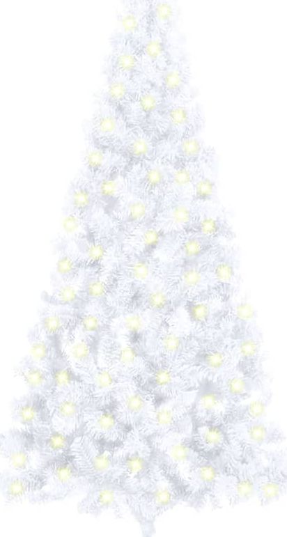 vidaXL Choinka sztuczna na stojaku Biała