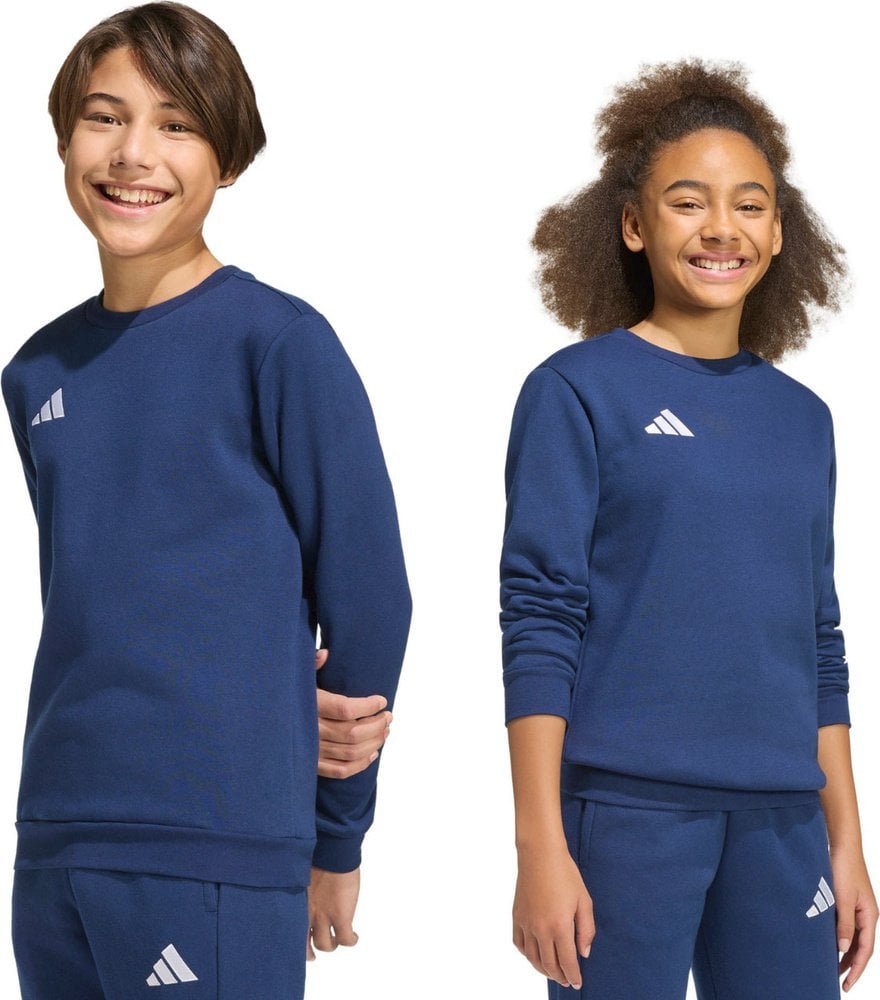 Bluza dla dzieci adidas Entrada 26 Sweat Top granatowa JZ6552 116cm