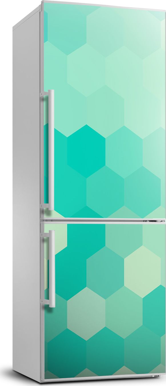 Tulup Naklejka samoprzylepna na lodówkę 70x190 cm Geometryczne tło