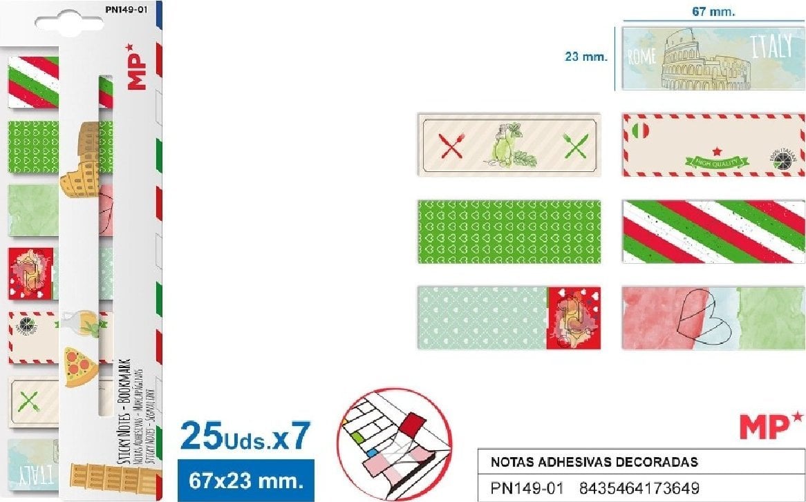 Teka Karteczki samoprzylepne indeksuj±ce Italy