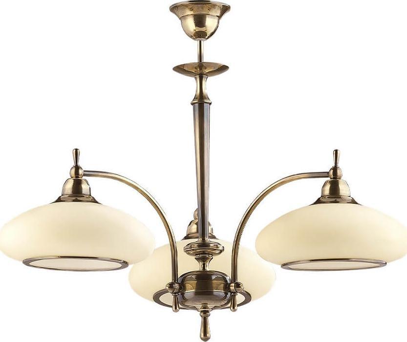 Lampa wisząca Amplex Sypialniany żyrandol patyna połysk AGAT wisząca lampa nad łóżko