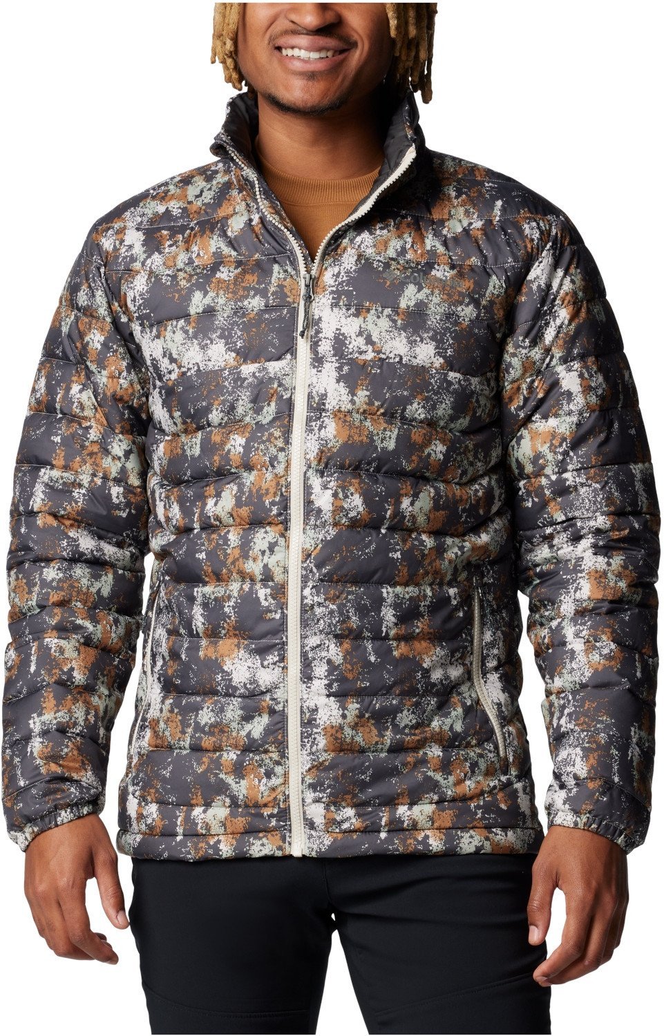 Columbia Powder Lite II Printed Jacket 2098394278 szary XL