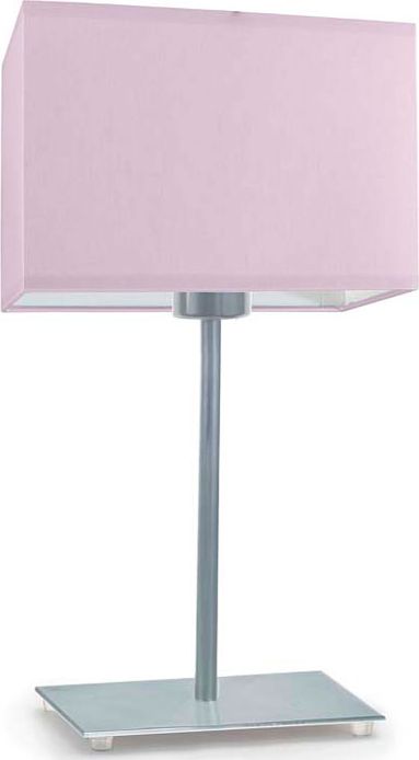 Lampa stołowa Lumes Geometryczna lampka nocna na srebrnym stelażu - EX940-Amalfo - 18 kolorów Beton