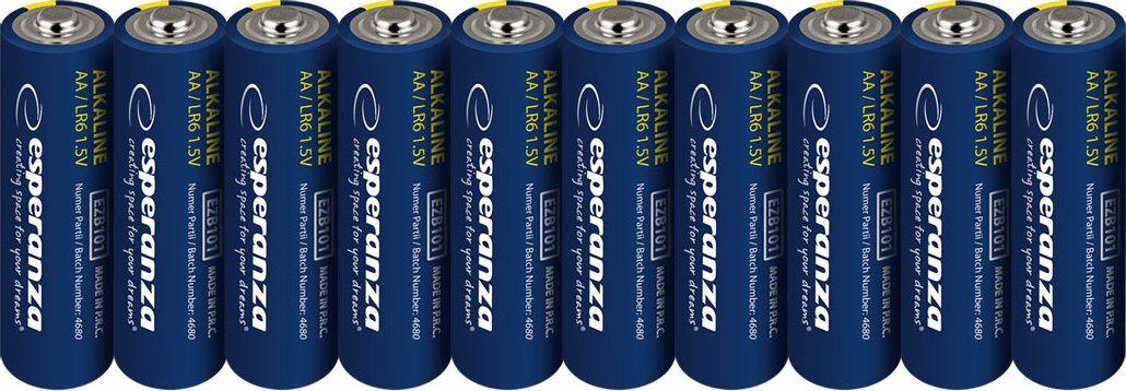 Esperanza EZB112 Esperanza baterie alkaliczne aa 10szt zgrzewka zawieszana