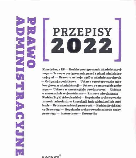 Przepisy 2022. Prawo administracyjne