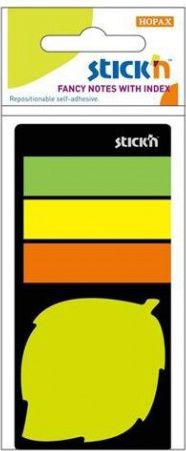 Stickn Zakładki indeksujace neon + notes listek (165782)